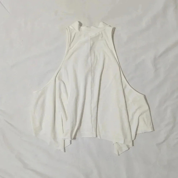 Free People Moon Cake Zip Front Tank, Color Cream Size XS-TP - Picture 3 of 14